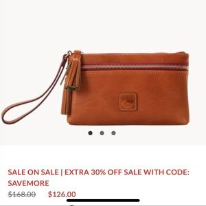 Dooney & Bourke Florentine Double Zip Wristlet